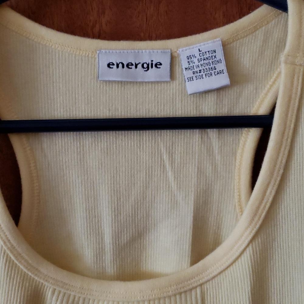 90s VTG Ribbed Racerback Tank Top - Picture 2 of 3